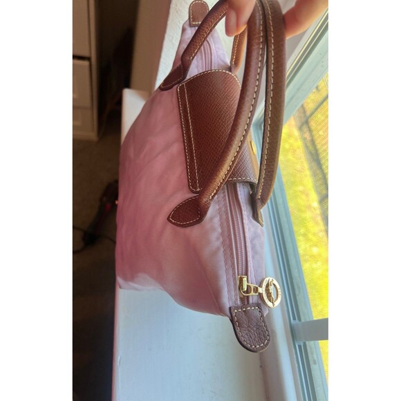 Longchamp Le Pliage Original Handbag Type S - Light Pink - Made in France - Picture 10 of 12